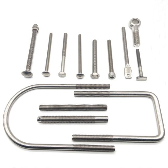 Stainless Steel Fastener T Hex Flange Allen Carriage U Hexagon Bolt and Nut