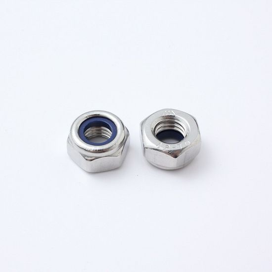 Stainless Steel Hex Nylon Insert Lock Nuts DIN985 Nylon Locking Nut