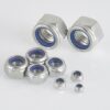 Stainless Steel Hex Nylon Insert Lock Nuts DIN985 Nylon Locking Nut