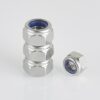 Stainless Steel Hex Nylon Insert Lock Nuts DIN985 Nylon Locking Nut