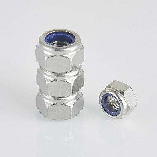 Stainless Steel Hex Nylon Insert Lock Nuts DIN985 Nylon Locking Nut