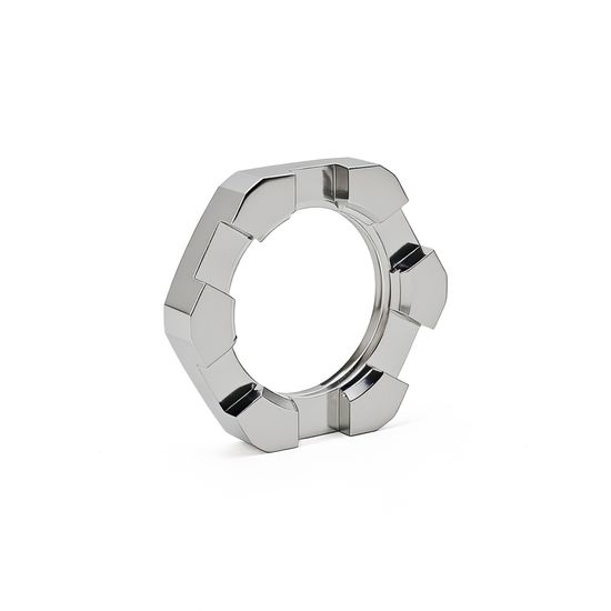 Stainless Steel Hexagonal Slotted Nut, 3/4"