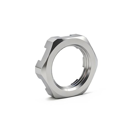 Stainless Steel Hexagonal Slotted Nut, 3/4"