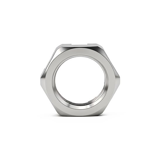 Stainless Steel Hexagonal Slotted Nut, 3/4"