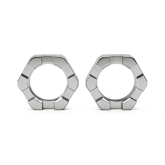 Stainless Steel Hexagonal Slotted Nut, 3/4"