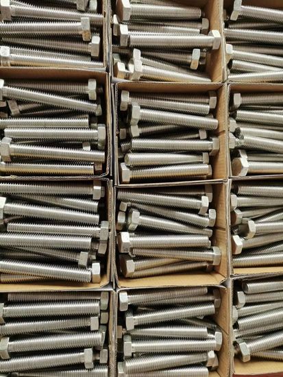 Standard Custom Fastener Ss 316 316L SS304 A2 A4 70 80 Stainless Steel Hex Bolt and Nuts