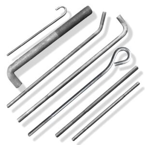 Straight Type Anchor Foundation Bolt ASTM F1554 Grade 36 55 105 Mill Finish