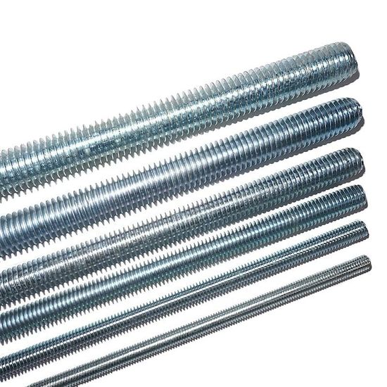 Unc DIN975 Threaded Bar/Threaded Rod 1000mm 3000mm 3/8'' 5/8'' Hex Nut Galvanized Fasteners
