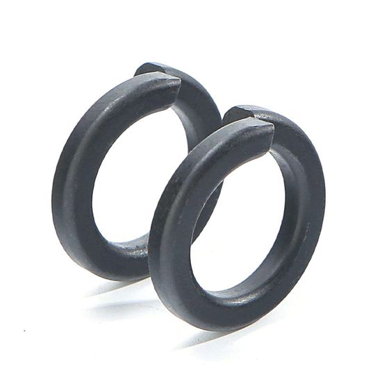 White Zinc Plated Black Stainless Steel Spring Lock Washer Heavy-Duty Applications