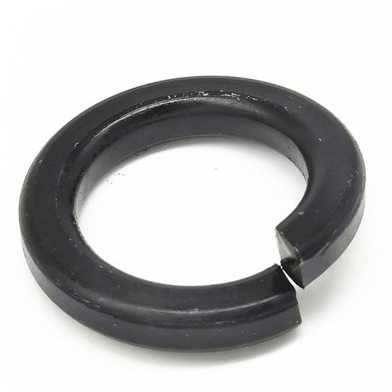 White Zinc Plated Black Stainless Steel Spring Lock Washer Heavy-Duty Applications