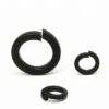 White Zinc Plated Black Stainless Steel Spring Lock Washer Heavy-Duty Applications