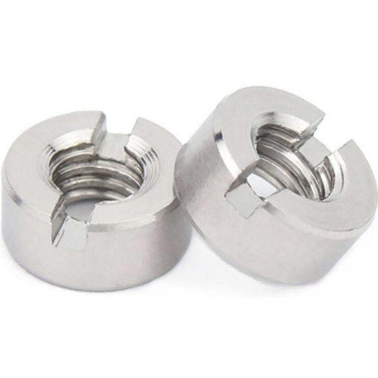 Wholesale Stainless Steel and Carbon Steel DIN546 Slotted Round Nuts