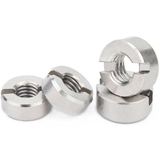 Wholesale Stainless Steel and Carbon Steel DIN546 Slotted Round Nuts