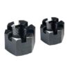 Zinc Galvanized Hexagonal Slotted Nuts 316 304 Stainless Steel Castle Nut Carbon Steel Zinc Plated