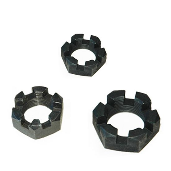 Zinc Galvanized Hexagonal Slotted Nuts 316 304 Stainless Steel Castle Nut Carbon Steel Zinc Plated