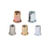 Zinc Plated Carbon Steel/Stainless Steel Flat Head Knurled Threaded Insert Rivet/Hex Nut