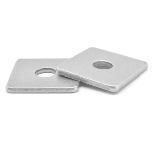 Zinc Plated Steel Square Flat Metal Washers